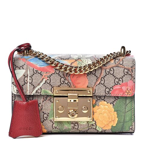 gucci tian padlock bag|Gucci GG Supreme Tian Small Padlock Shoulder Bag .